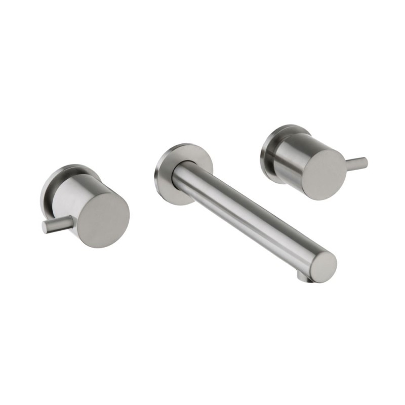 DMB Incasso lavabo 3 fori inox 316L bocca cm.21 finitura pvd rame