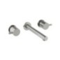DMB Incasso lavabo 3 fori inox 316L bocca cm.24 finitura pvd oro