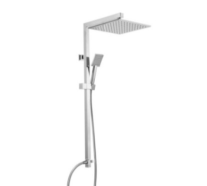 MINIMAL 2 Set colonna quadra predisposta per esterno doccia attacco 3/4"