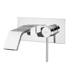 THOR Monocomando lavabo ad incasso finitura cromo