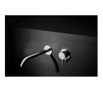 TONDì Monocomando lavabo ad incasso finitura cromo