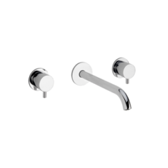 TONDì Gruppo lavabo ad incasso finitura cromo