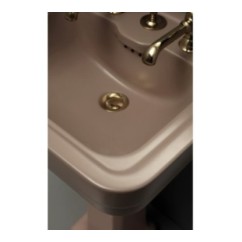 ALBANO lavabo 50 cm + colonna finitura taos