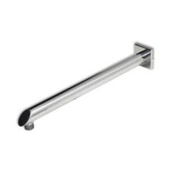 BRACCIO TONDO 155 Braccio tondo a muro L. 400x25 in acciaio inox finitura satinato