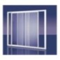 ORION BATH Sopravasca finitura argento satinato 180 cm trasparente (misura 175/180 h.140)