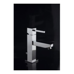 QUARZO monocomando lavabo con scarico finitura cromo