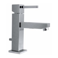 QUARZO monocomando lavabo con scarico finitura cromo