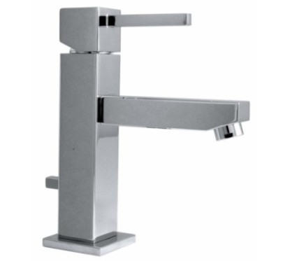 QUARZO monocomando lavabo con scarico finitura cromo