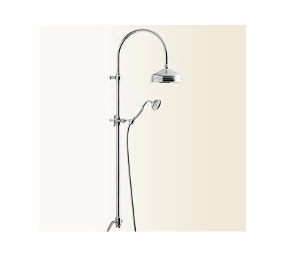 WELLNESS Colonna doccia in ottone retro finitura vecchio bronzo
