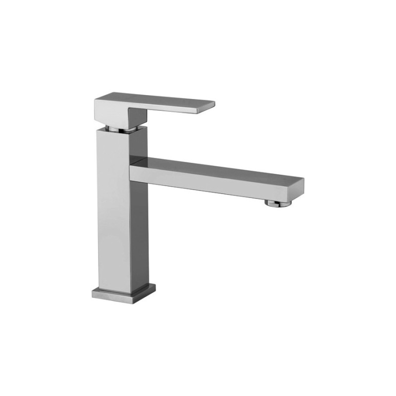 SLIM miscelatore monocomando per lavabo bocca lunga finitura rame lucido