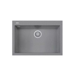 ONE 76.10 Lavandino cucina ad una vasca finitura nanostone N6 deep black