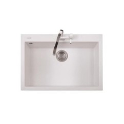ONE 76.10 Lavandino cucina ad una vasca finitura nanostone N6 deep black