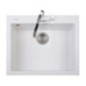 ONE 60.10 Lavandino cucina ad una vasca finitura nanostone N6 deep black