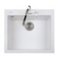 ONE 56.10 Lavandino cucina ad una vasca finitura nanostone N6 deep black