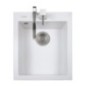 ONE 41.10 Lavandino cucina ad una vasca finitura nanostone N6 deep black