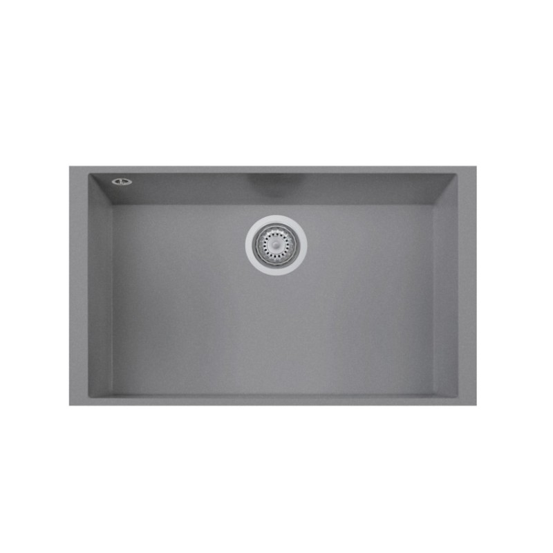 ONE 76.10ST Lavandino cucina ad una vasca finitura ultrametal 14 concrete