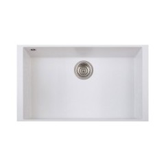 ONE 76.10ST Lavandino cucina ad una vasca finitura ultrametal 14 concrete