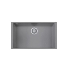 ONE 76.10ST Lavandino cucina ad una vasca finitura nanostone N6 deep black