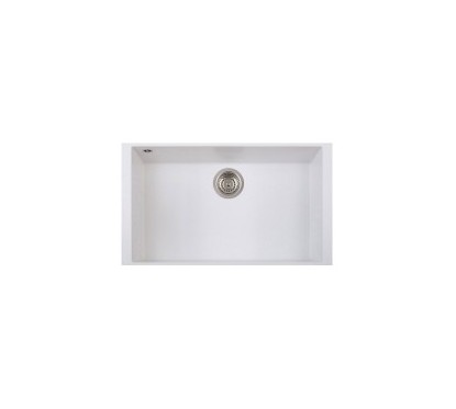 ONE 76.10ST Lavandino cucina ad una vasca finitura nanostone N6 deep black