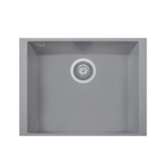 ONE 56.10ST Lavandino cucina ad una vasca finitura ultrametal 14 concrete