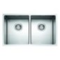 MAKI ST-R lavello in acciaio inox a due vasche finitura satinato