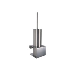 EDEN  portascopino in acciaio inox da parete