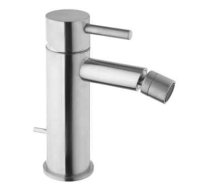 DMB Miscelatore bidet inox 316L con scarico finitura lucido