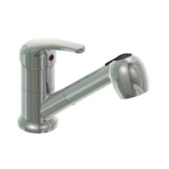 Miscelatore lavello cucina finitura satinato