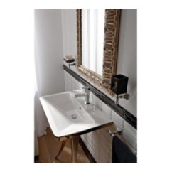 BUTTERFLY lavabo da appoggio o sospeso 70,5x46,5