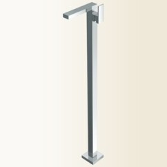 NEW SPACE Miscelatore monocomando per lavabo da terra finitura cromo