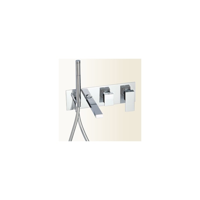 NEW SPACE Miscelatore per vasca ad incasso con deviatore