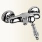 NEW VINTAGE miscelatore per doccia esterno finitura cromo-oro