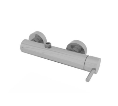 MINIMAL miscelatore doccia esterno per colonna doccia in acciaio inox finitura satinato