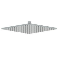 Soffione quadrato 300x300mm in acciaio inox finitura satinato