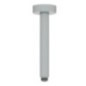Braccio soffione da soffitto rotondo 200mm in acciaio inox finitura satinato