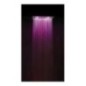 TOP COLOURS soffione cromoterapia da incasso. Quadrato 400x400 con pulsantiera