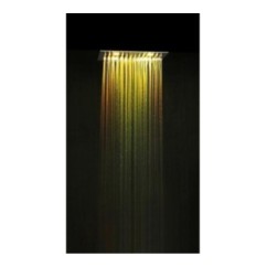 TOP COLOURS soffione cromoterapia da incasso. Quadrato 400x400 con pulsantiera