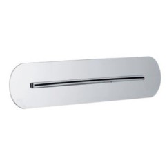 WELLNESS soffione incasso a parete 270x50 finitura cromo