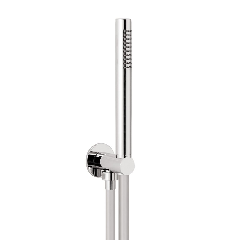 Kit presa acqua tonda in abs cromo