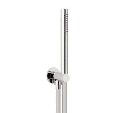 Kit presa acqua tonda in abs cromo