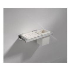 DIVA porta sapone/bicchiere bianco