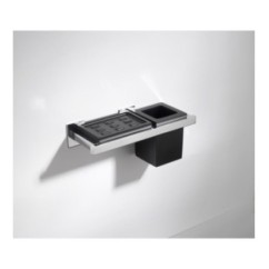 DIVA porta sapone/bicchiere nero