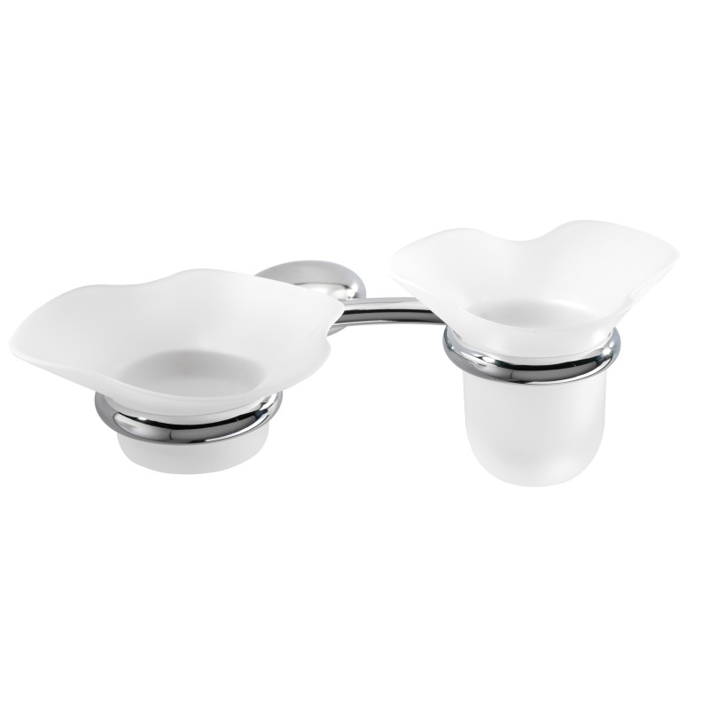 DUEMILA PLUS porta sapone/bicchiere
