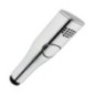BAGNO ITALIANO KIT DOCCIA SHUT-OFF con supporto fisso abs e flessibile pvc silver 100cm colore bianco
