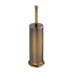 ARMONIA Portascopino d'appoggio base in ottone finitura bronzo
