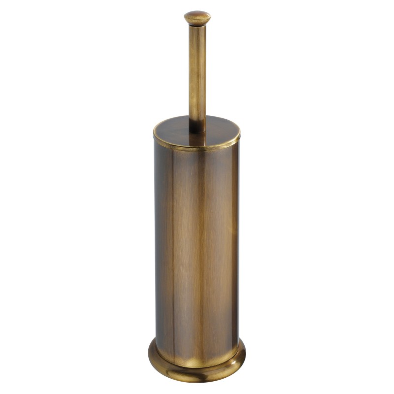 ARMONIA Portascopino d'appoggio base in ottone finitura bronzo