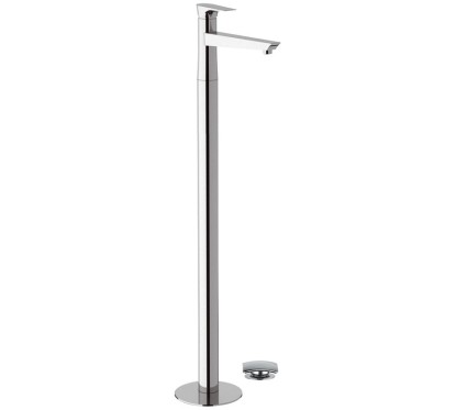 DIVA monocomando lavabo da pavimento con scarico finitura cromo