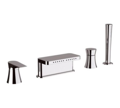 DIVA miscelatore monocomando bordo vasca finitura cromo