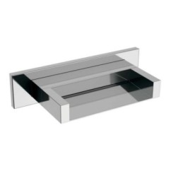 DIVA soffione doccia con getto a cascata finitura cromo