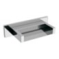 DIVA soffione doccia con getto a cascata finitura cromo